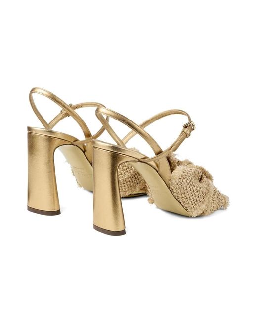 High Heel Sandals Jimmy Choo de color Metallic