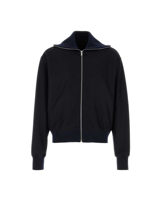 Jil Sander Truien & Vesten ,Blauw ,Wol Wool Cardigan in het Black voor heren