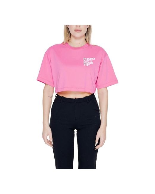 Camiseta mujer colección primavera/verano Pharmacy Industry de color Pink