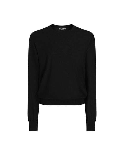 Cashmere Knitwear Dolce & Gabbana pour homme en coloris Black