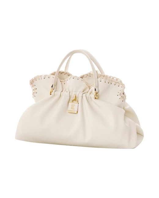 Ermanno Scervino Natural Handbags
