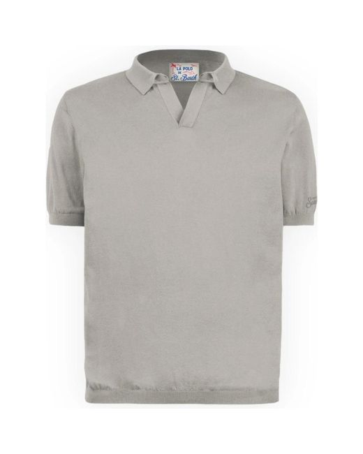 Mc2 Saint Barth Gray Polo Shirts for men