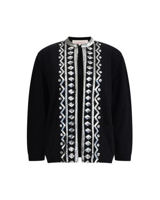 Cardigans Valentino de color Black