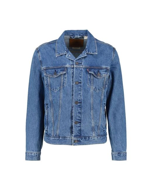 Levi's The Trucker Jacket in het Blue voor heren