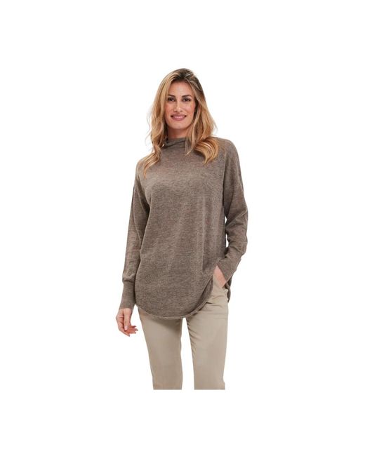Alpha Studio Brown Turtlenecks