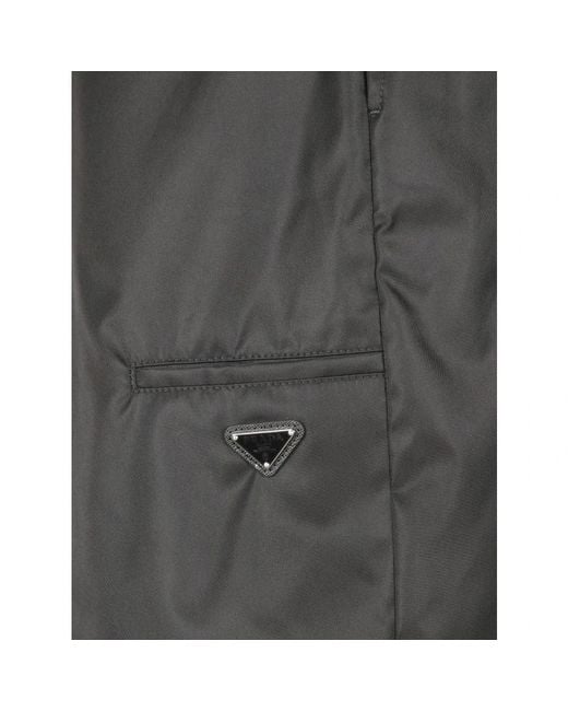 Prada Gray Casual Shorts for men