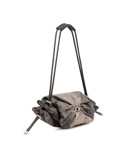 DIESEL Black Shoulder Bags
