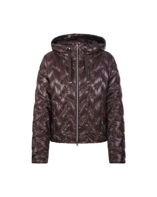Herno Jassen ,Bruin ,Pufferjack in het Brown
