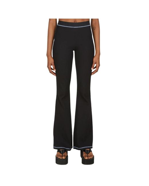 McQueen Black Wide Trousers