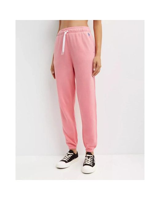 Ralph Lauren Roze Joggingbroek in het Pink