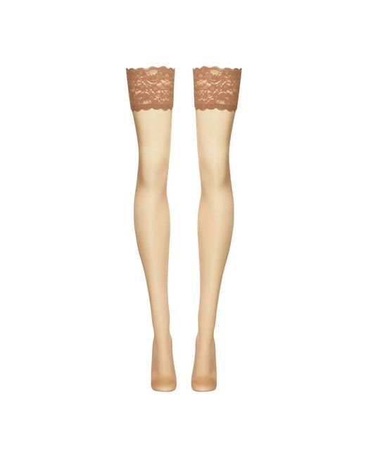 Wolford White Satin Touch 20 Stay-Up
