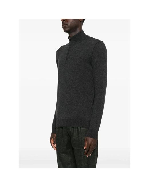 Corneliani Black Turtlenecks for men
