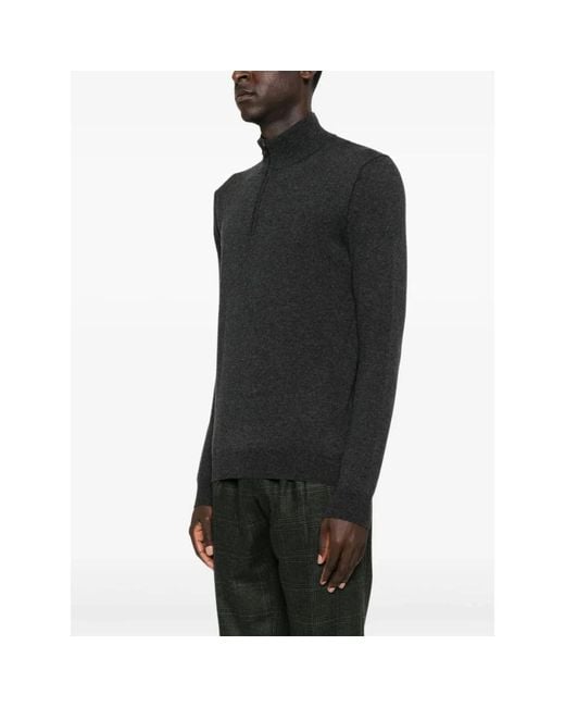 Turtlenecks Corneliani de hombre de color Black