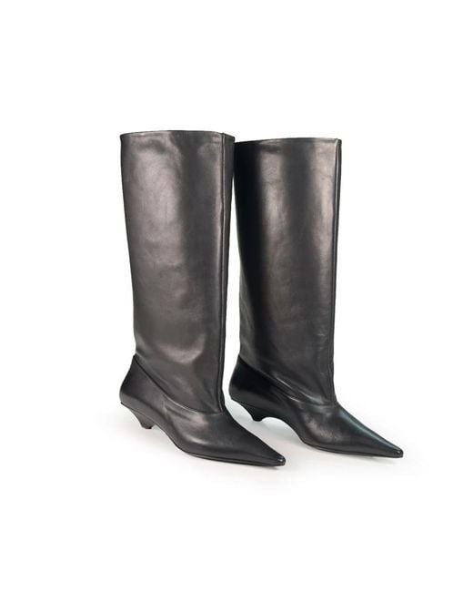 Vic Matié Black Heeled Boots