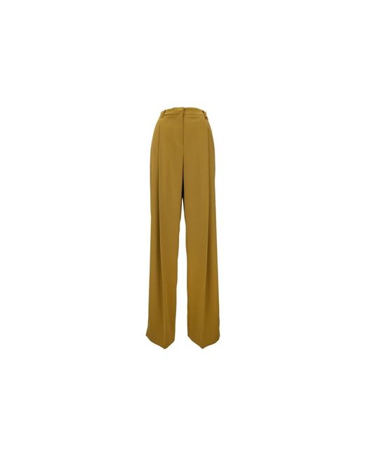 Elisabetta Franchi Metallic Wide Trousers