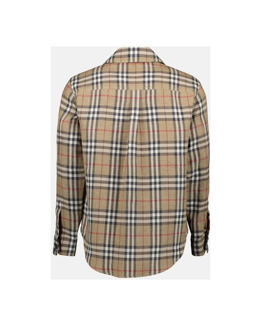 Casual Shirts di Burberry in Gray da Uomo