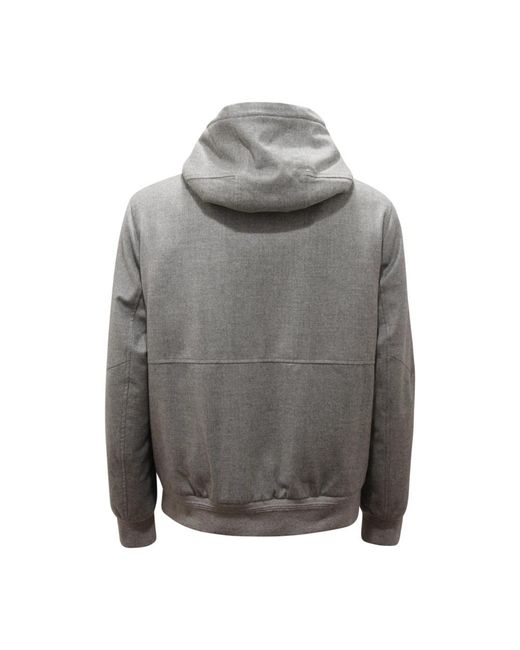 DUNO Shearling Inside Jacket Draco Levico in Gray für Herren