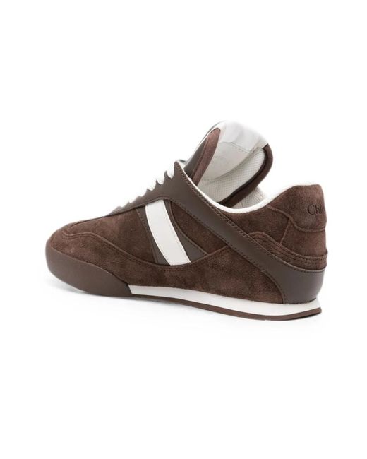 Chloé Brown Kick Sneakers
