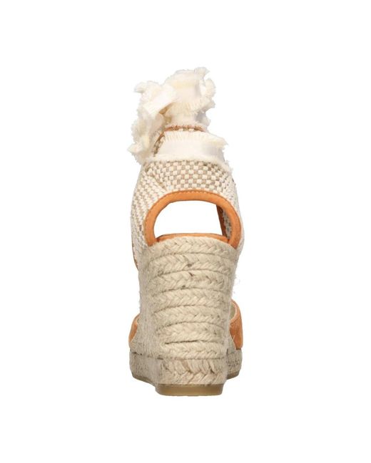 Wedges Espadrilles en coloris Brown