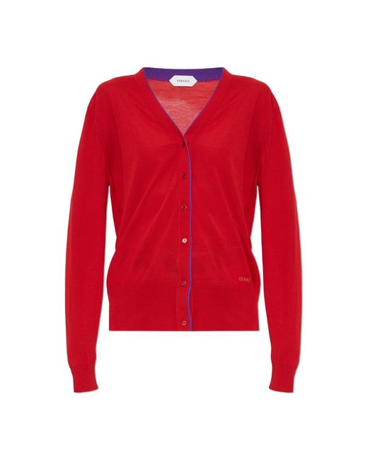 Cardigans Versace de color Red