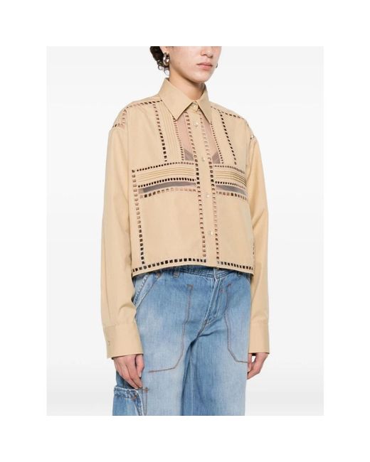 Ermanno Scervino Natural Shirts