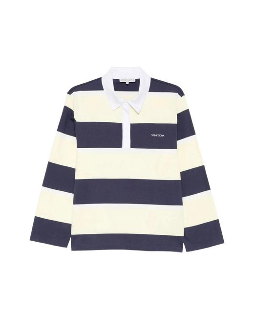 Stine Goya Blue Long-Sleeved Top
