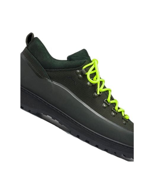 Diemme Green Laced Shoes for men