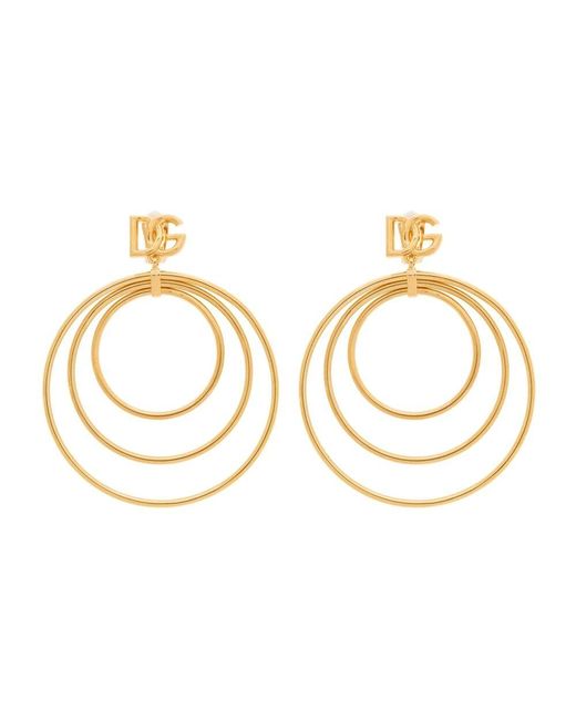 Dolce & Gabbana Metallic Clips mit logo