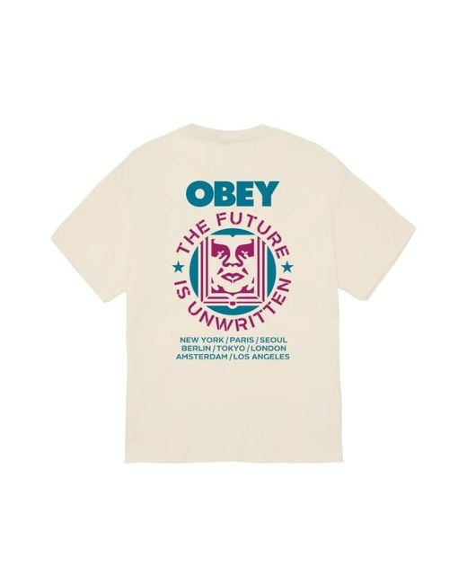 Obey Natural T-Shirts for men