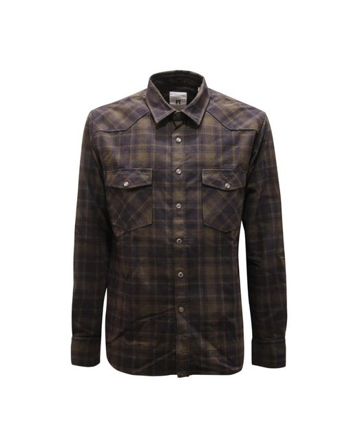 PT01 Black Casual Shirts for men