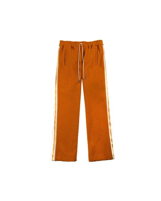 Just Don Vintage wool track pant brown in Orange für Herren