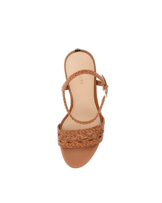 Guess Brown High Heel Sandals