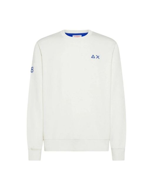 Sun 68 White Sweatshirts for men