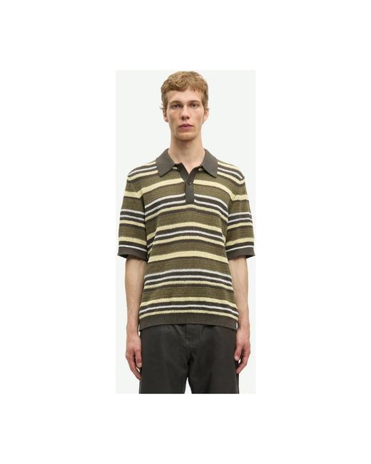 Samsøe & Samsøe Green Polo Shirts for men