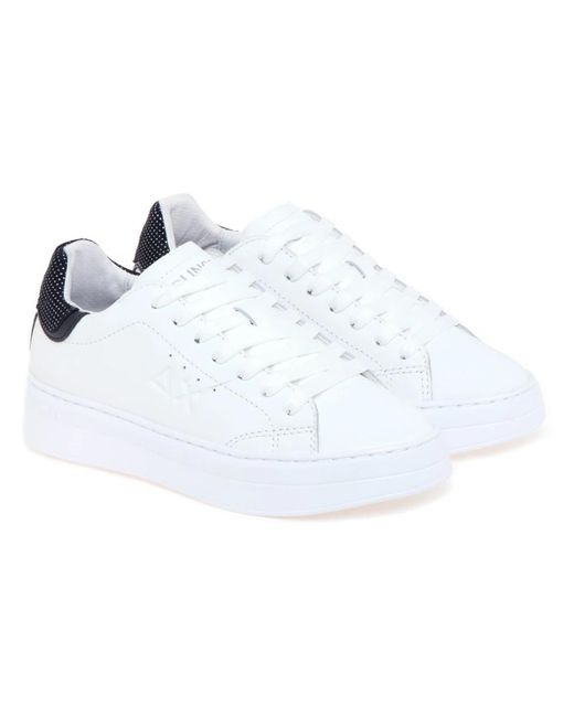 Sun 68 White Grace Sneaker