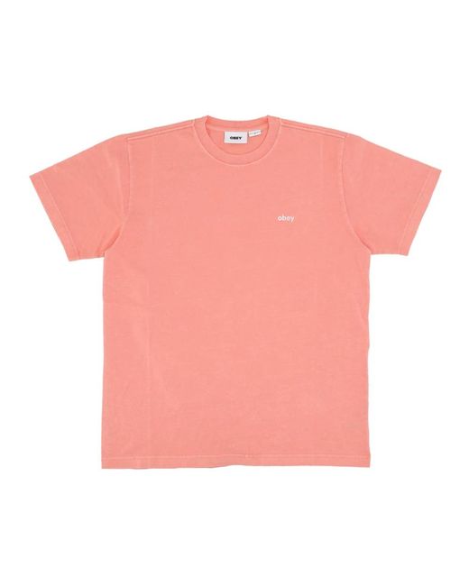 Obey Pink T-Shirts for men