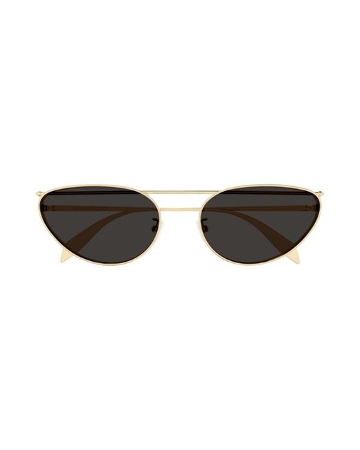 Alexander McQueen Brown Sunglasses