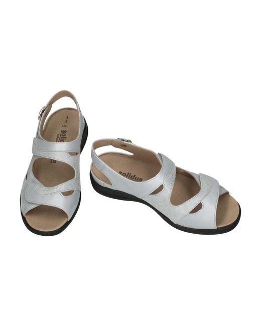 SOLIDUS Gray Lia Sandal