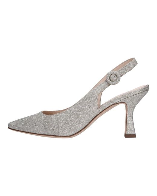Lella Baldi Schoenen ,Leer Lb 725Sa Glitterghiaccio in het Gray