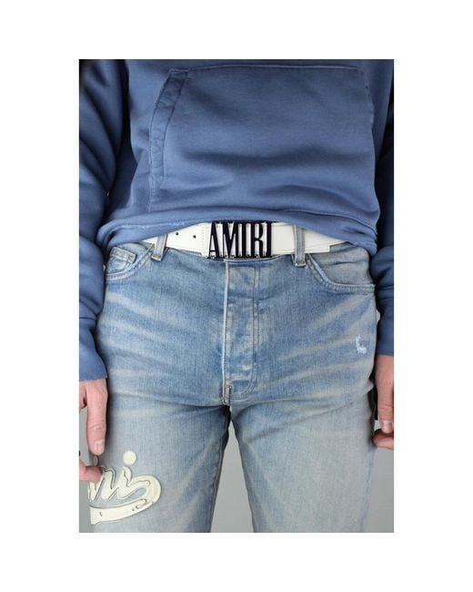 Amiri Gray Belts for men