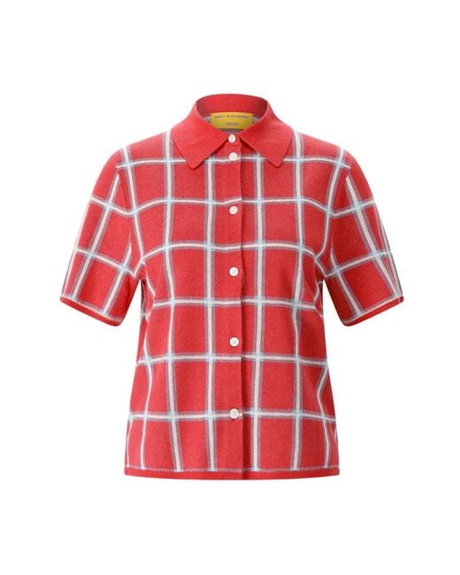 Guest In Residence Red Shirts
