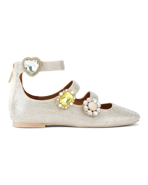 Kurt Geiger Metallic Ballerinas