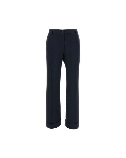 Alberto Biani Blue Wide Trousers