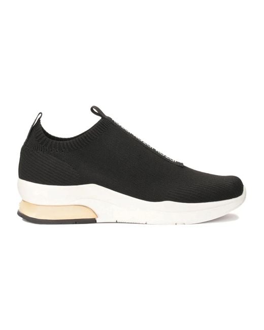 Kazar Black Schwarze Sneaker Mit Elastischem Slip-On-Obermaterial