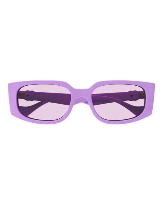 Gucci Purple Gg1534S Linea Gg Logo Sunglasses