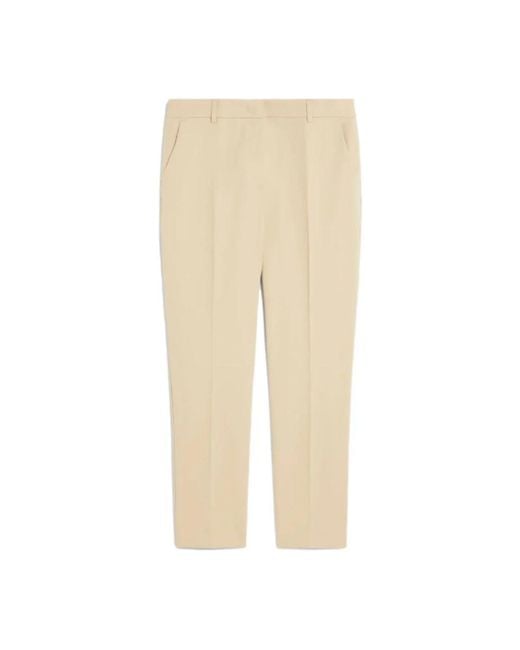 Weekend by Maxmara Natural Cropped Trousers