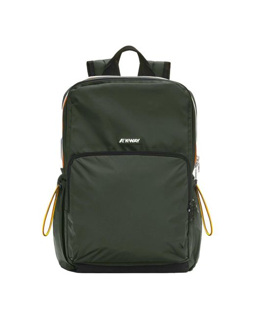 Zaino elegante con design gizy di K-Way in Green