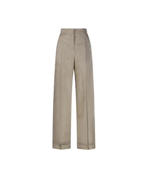 Max Mara Gray Wide Trousers