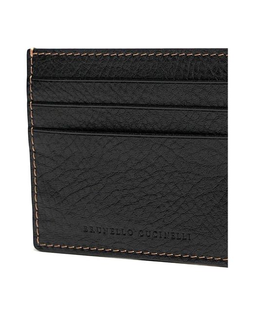 Wallets & Cardholders di Brunello Cucinelli in Black da Uomo