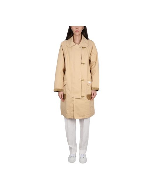 Single-Breasted Coats Fay en coloris Natural